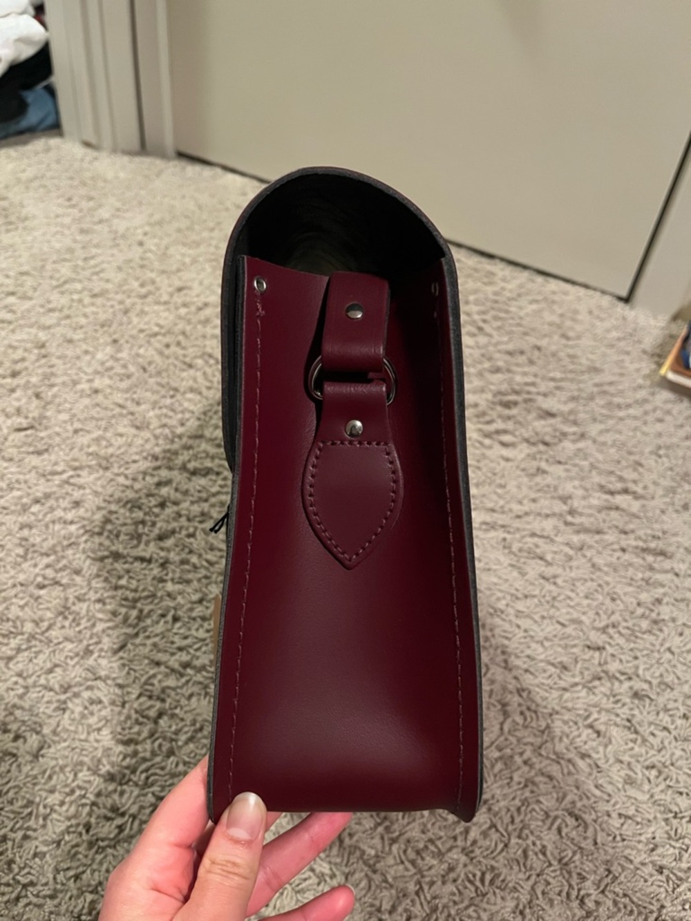 The Cambridge Satchel Company Burgundy Leather Satchel – Made in England - Picture 9 of 15